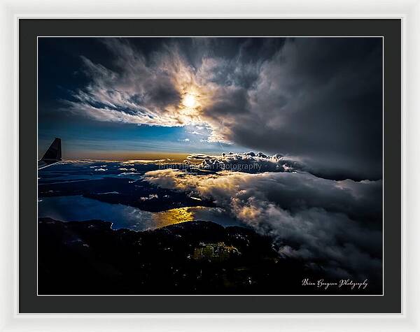 Clouds in the sky - Framed Print