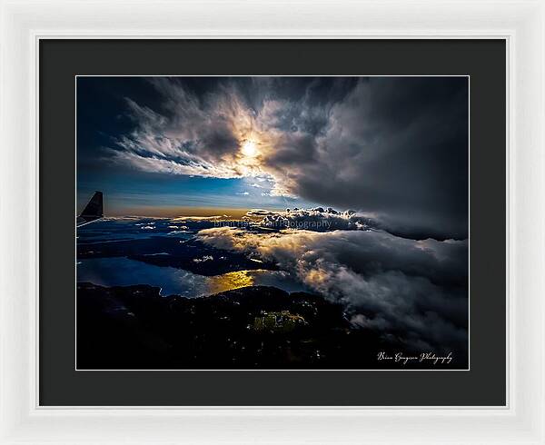 Clouds in the sky - Framed Print