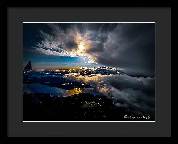 Clouds in the sky - Framed Print