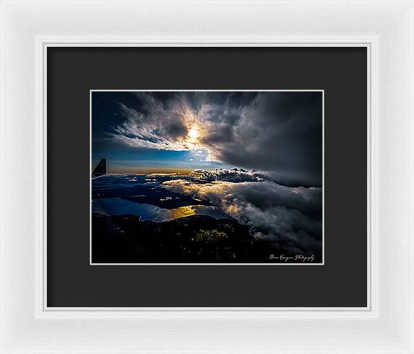 Clouds in the sky - Framed Print