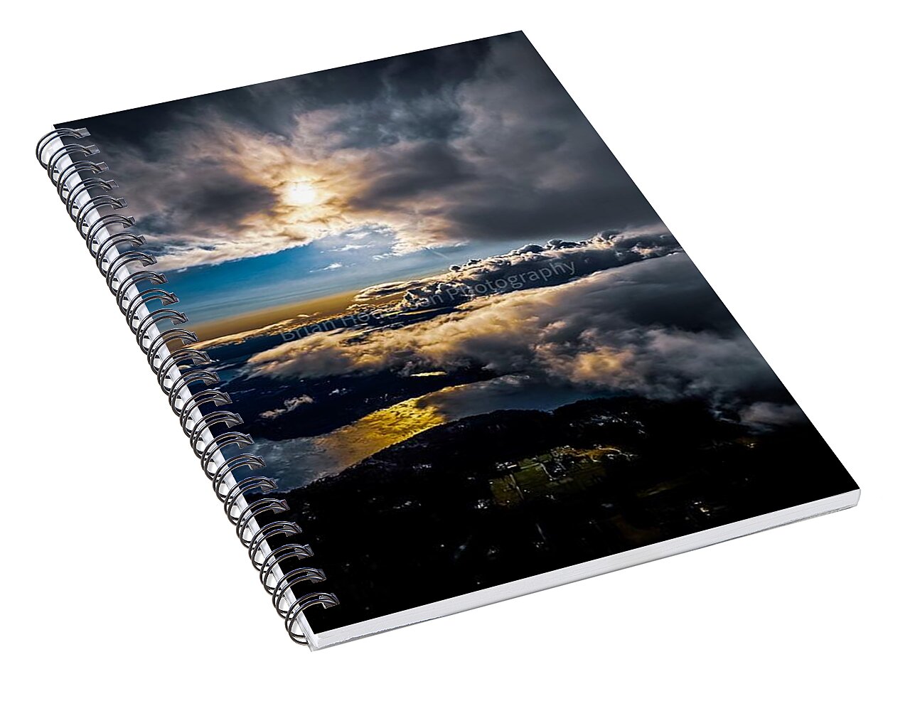 Clouds in the sky - Spiral Notebook
