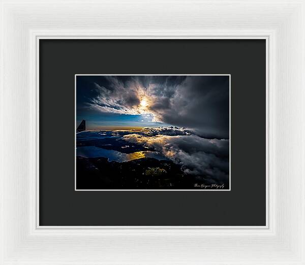 Clouds in the sky - Framed Print