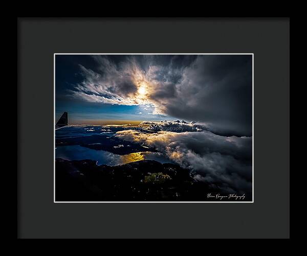 Clouds in the sky - Framed Print