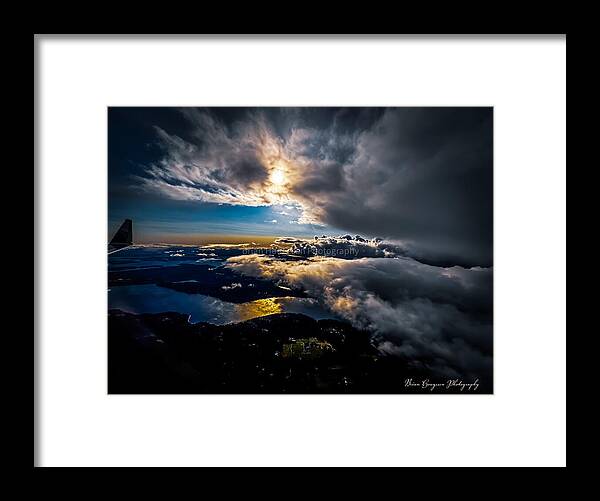 Clouds in the sky - Framed Print