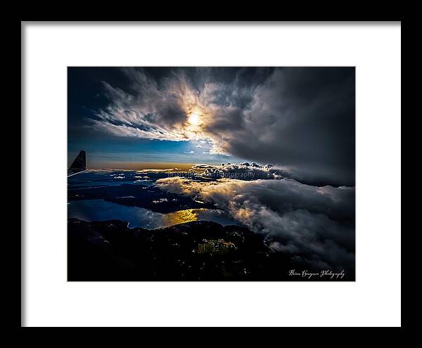 Clouds in the sky - Framed Print