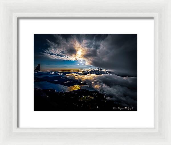 Clouds in the sky - Framed Print