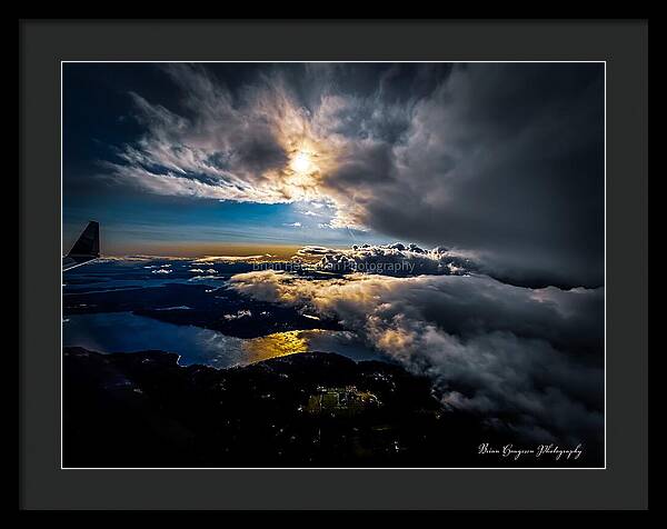 Clouds in the sky - Framed Print