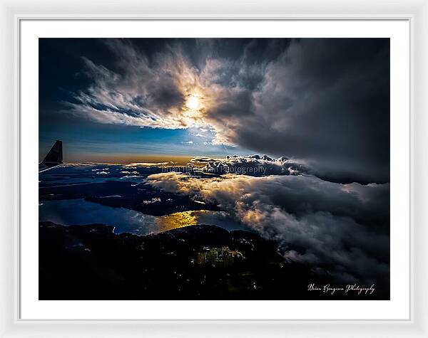 Clouds in the sky - Framed Print
