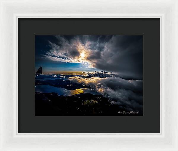 Clouds in the sky - Framed Print