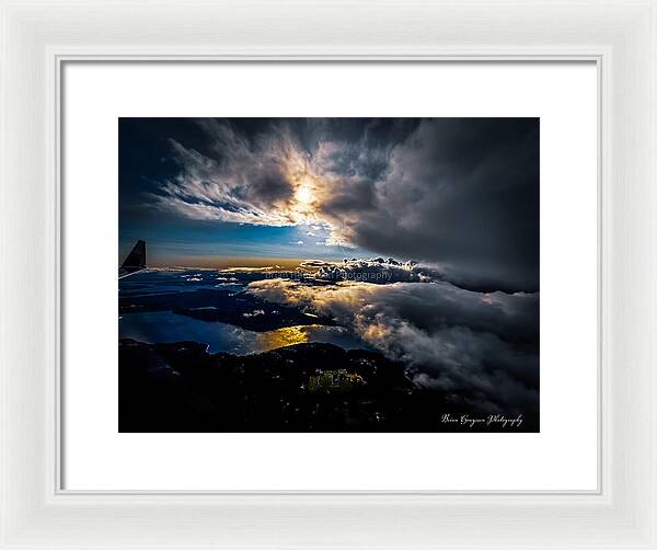 Clouds in the sky - Framed Print