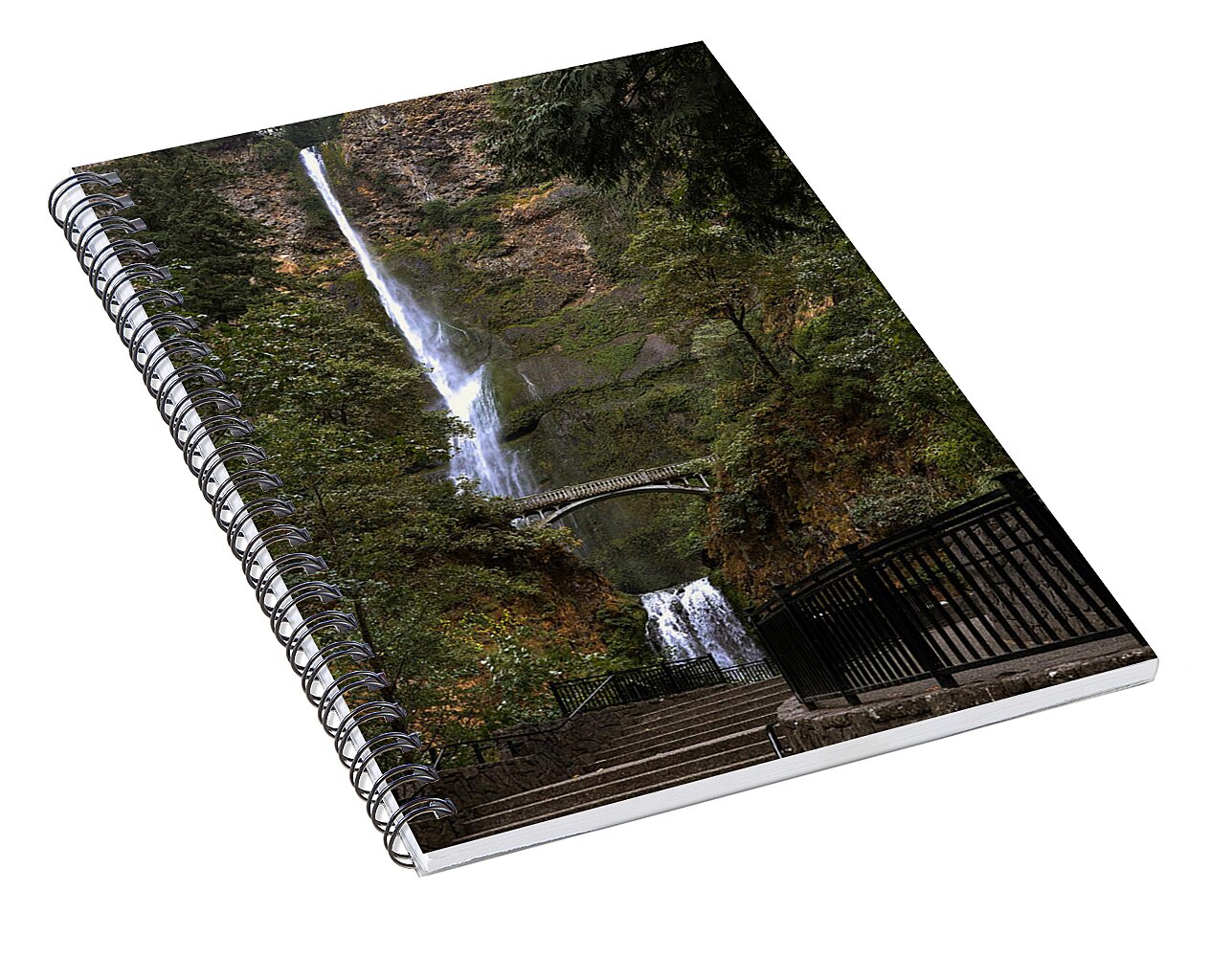 Different  view Multnomah Falls - Spiral Notebook