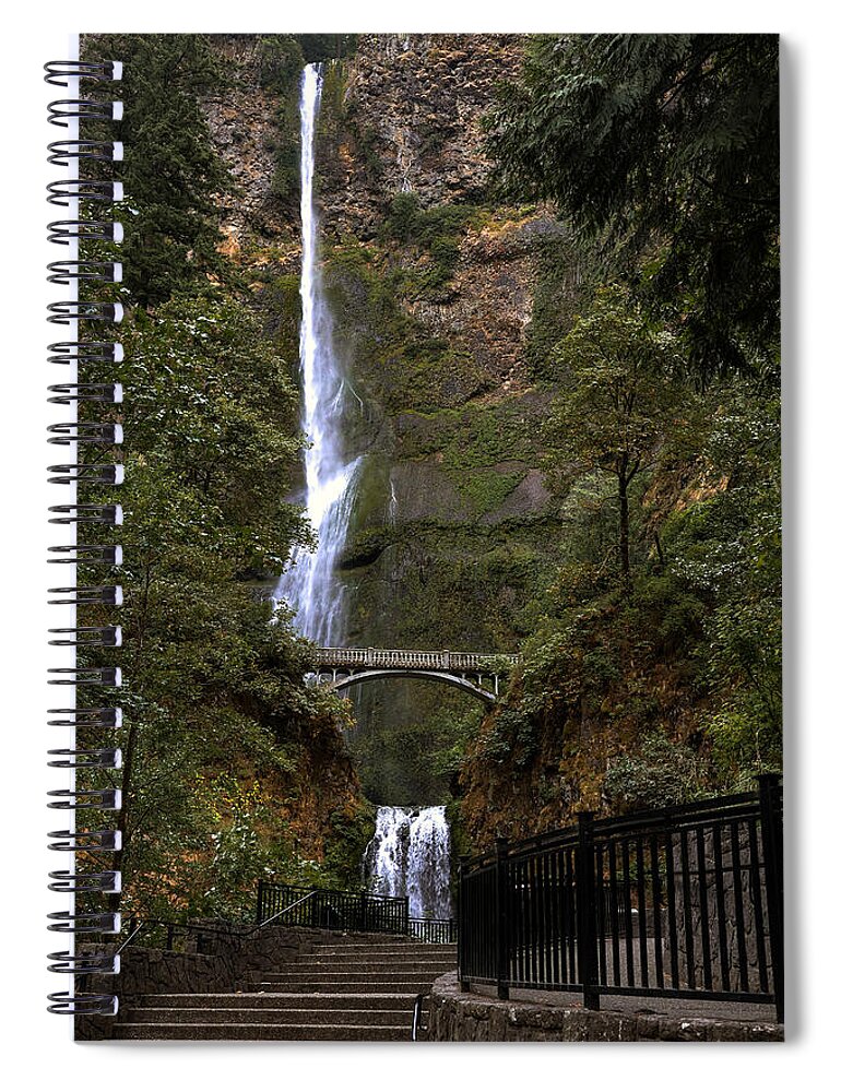 Different  view Multnomah Falls - Spiral Notebook