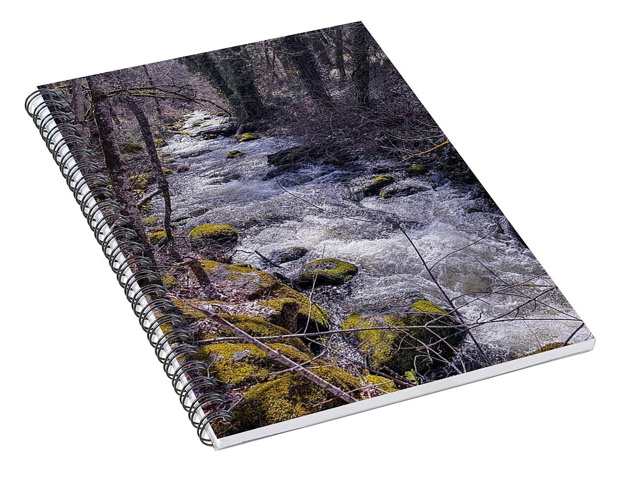 Flowing river - Spiral Notebook