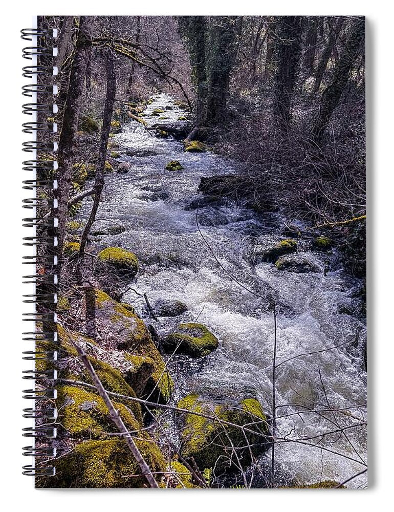 Flowing river - Spiral Notebook