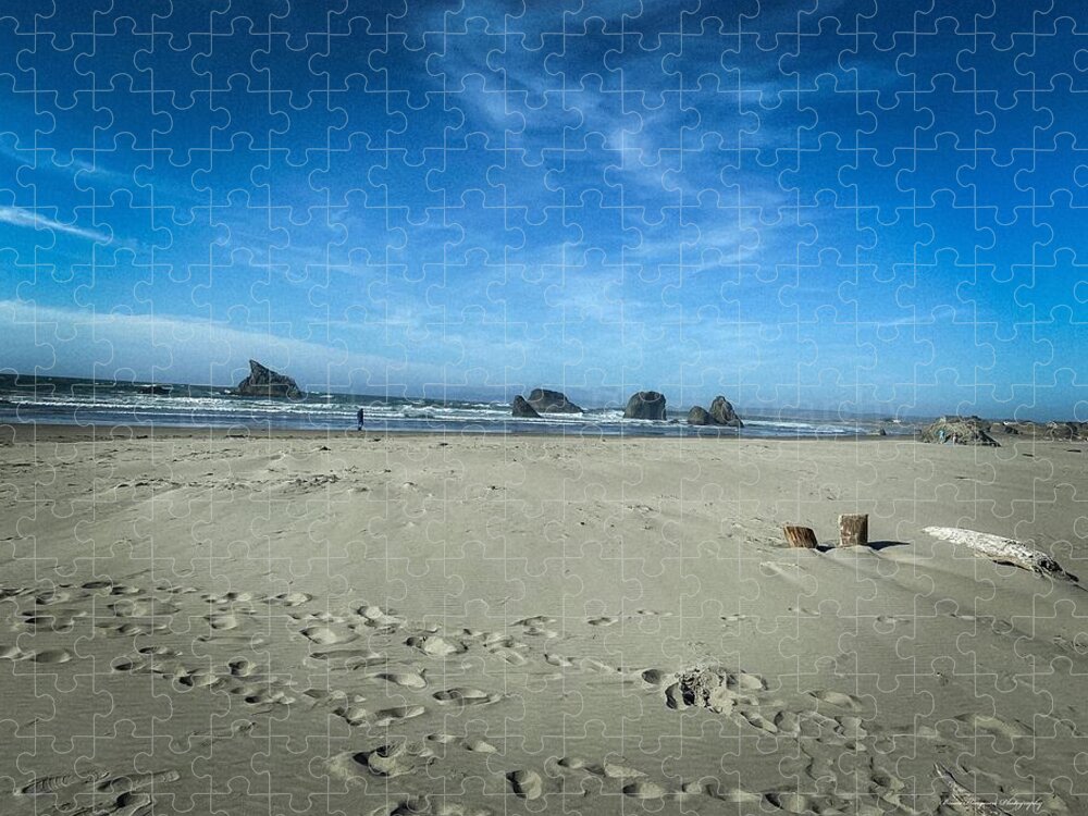 Foot prints in the sand - Puzzle
