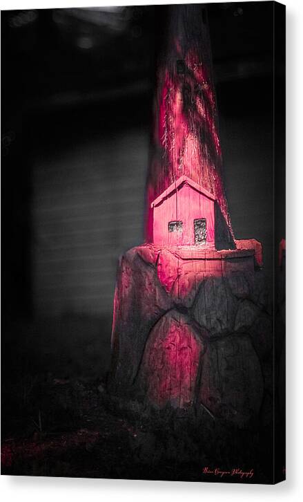 Light house pink - Canvas Print