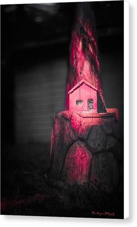 Light house pink - Canvas Print