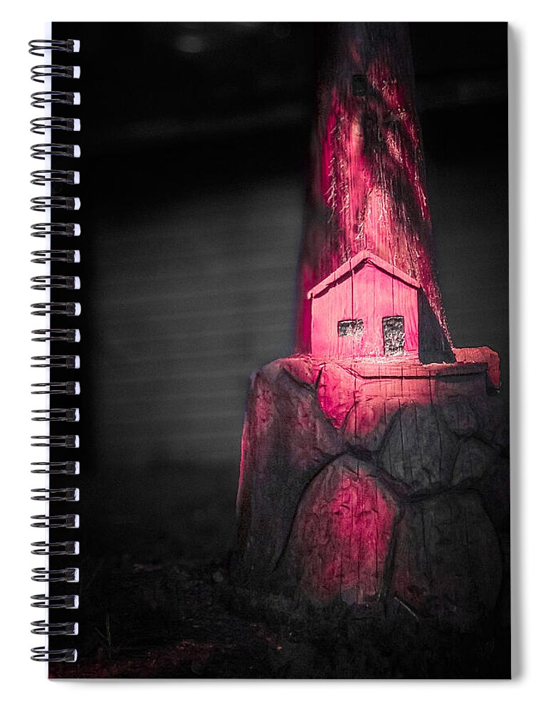 Light house pink - Spiral Notebook