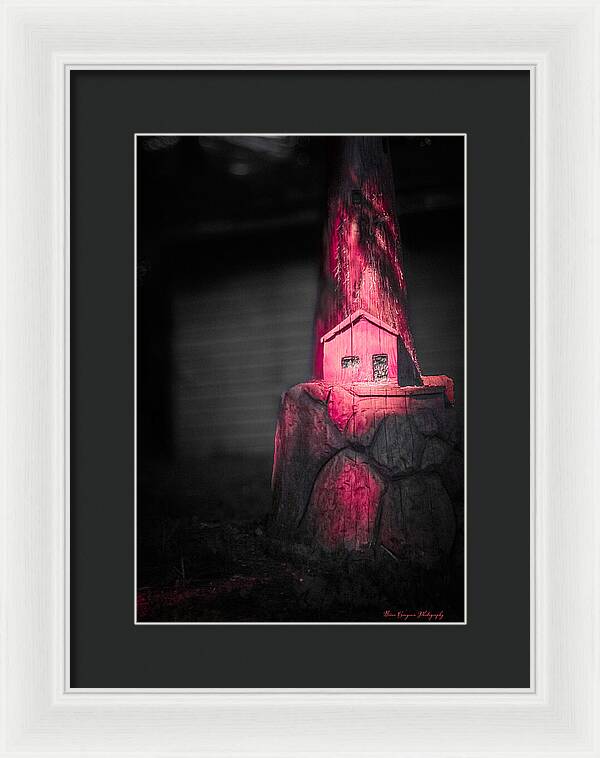 Light house pink - Framed Print