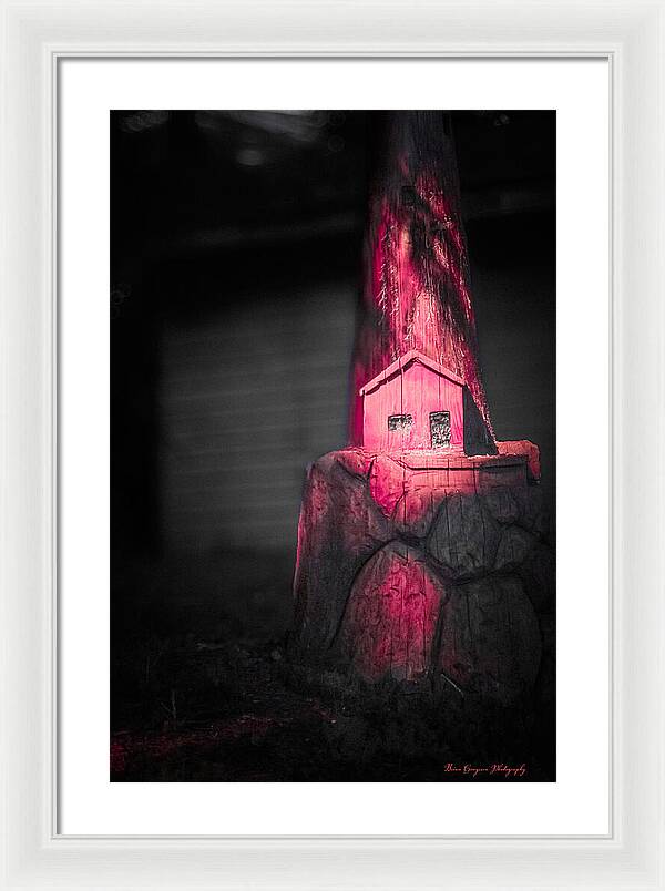 Light house pink - Framed Print