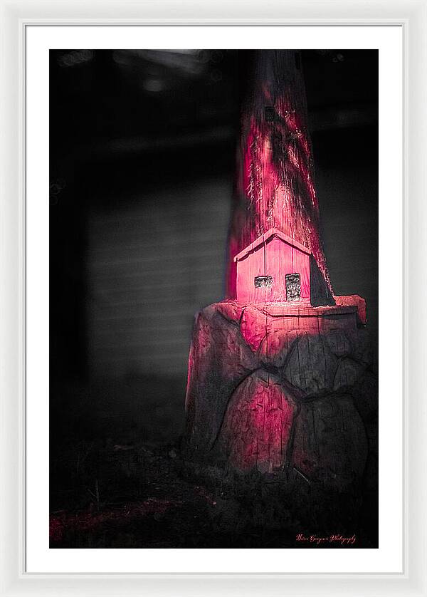 Light house pink - Framed Print
