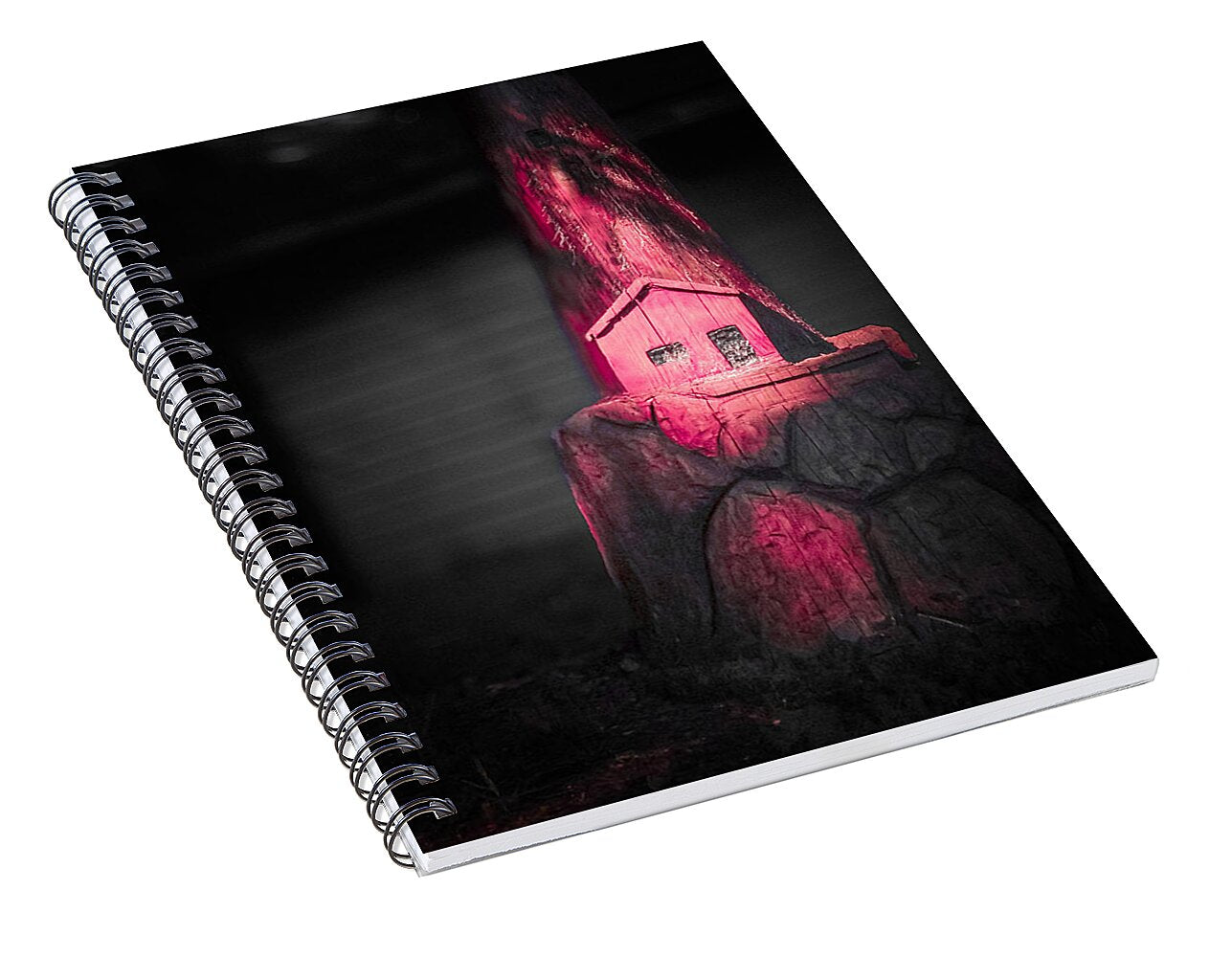 Light house pink - Spiral Notebook