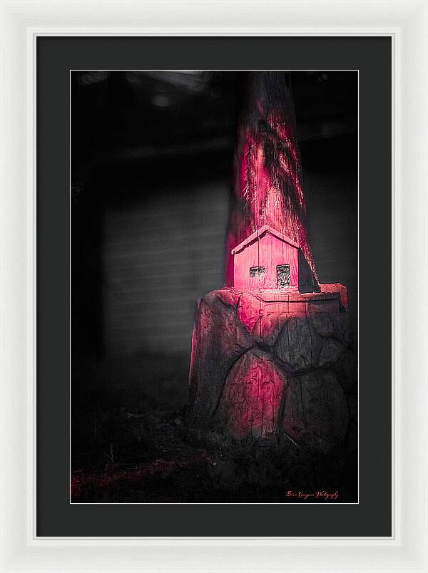 Light house pink - Framed Print
