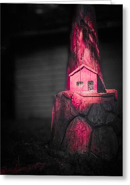 Light house pink - Greeting Card