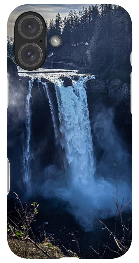 Majestic Waterfall at Dusk - Phone Case