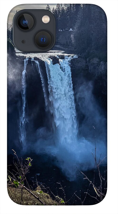 Majestic Waterfall at Dusk - Phone Case