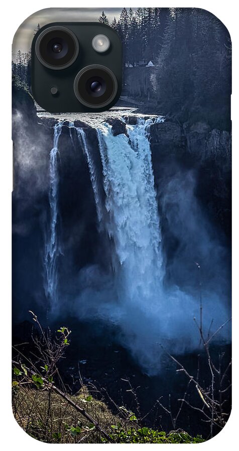 Majestic Waterfall at Dusk - Phone Case