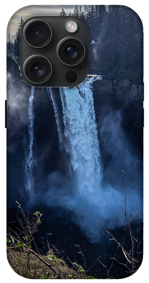 Majestic Waterfall at Dusk - Phone Case