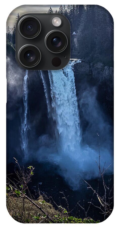 Majestic Waterfall at Dusk - Phone Case