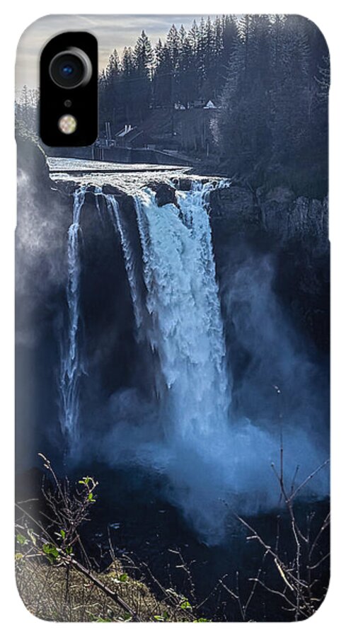 Majestic Waterfall at Dusk - Phone Case