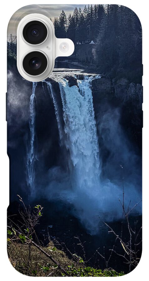 Majestic Waterfall at Dusk - Phone Case