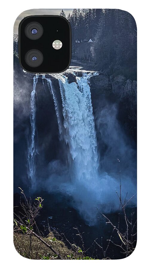 Majestic Waterfall at Dusk - Phone Case