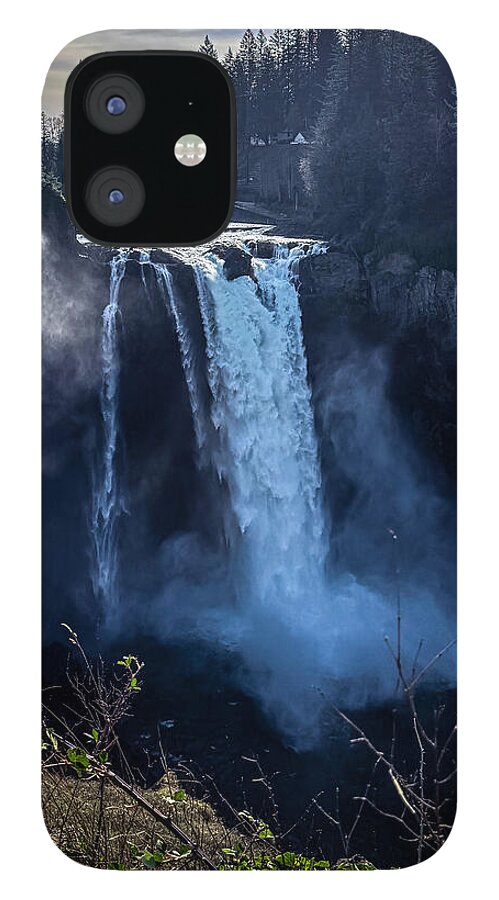 Majestic Waterfall at Dusk - Phone Case