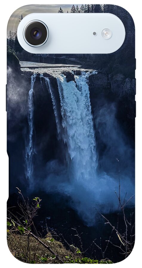Majestic Waterfall at Dusk - Phone Case