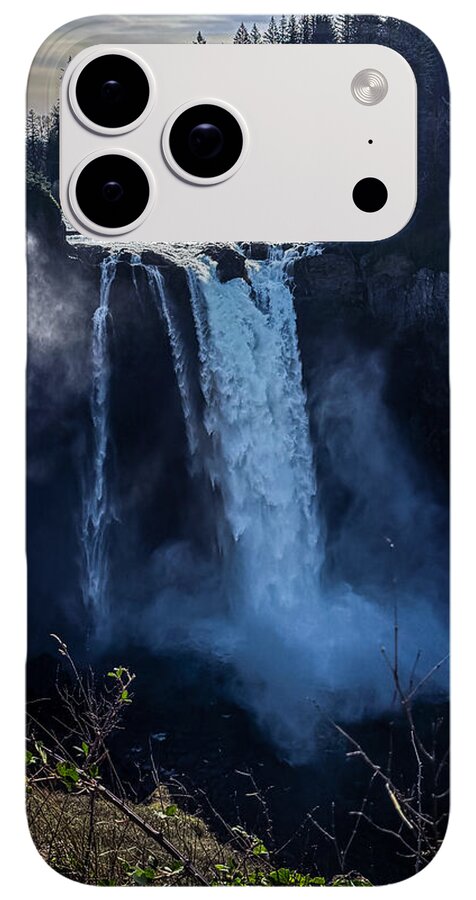 Majestic Waterfall at Dusk - Phone Case