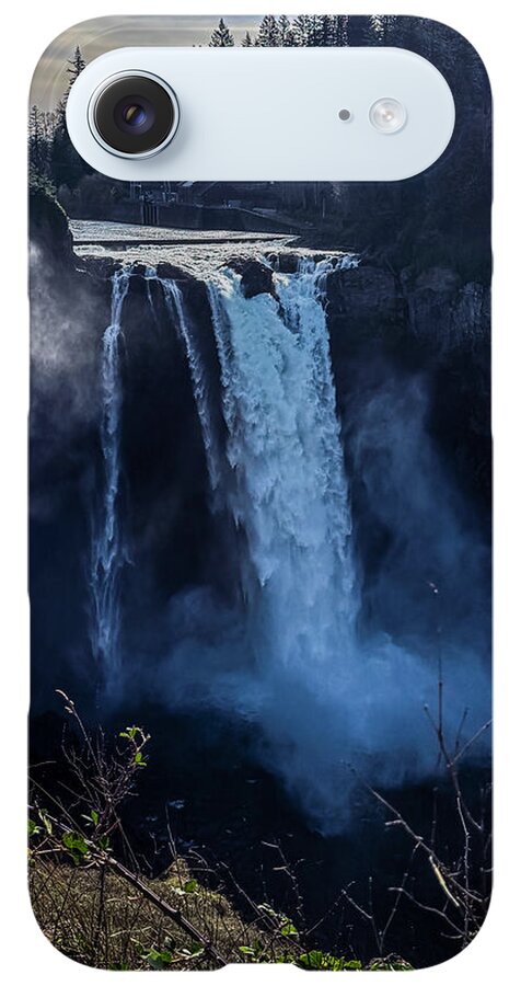 Majestic Waterfall at Dusk - Phone Case