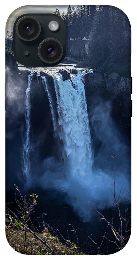 Majestic Waterfall at Dusk - Phone Case