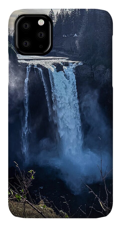 Majestic Waterfall at Dusk - Phone Case