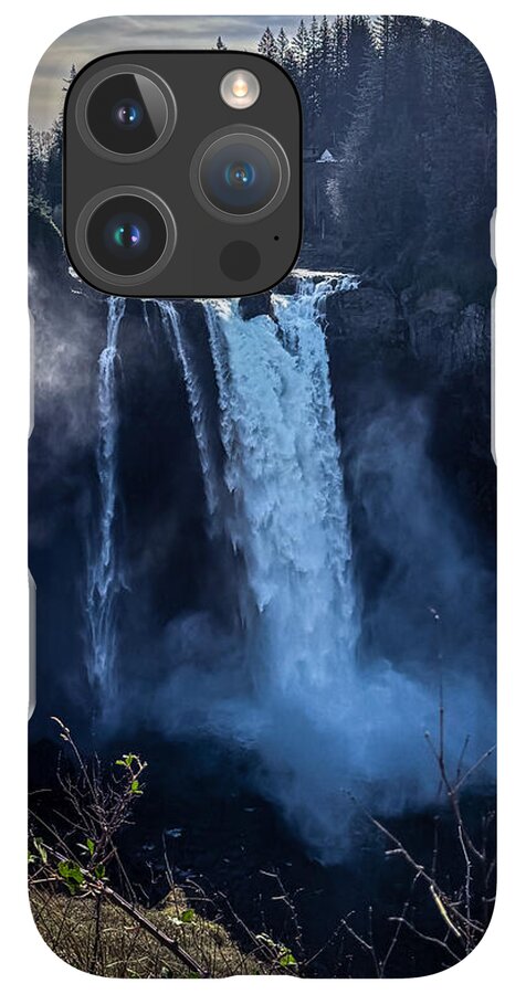 Majestic Waterfall at Dusk - Phone Case