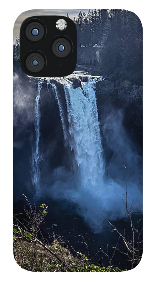 Majestic Waterfall at Dusk - Phone Case