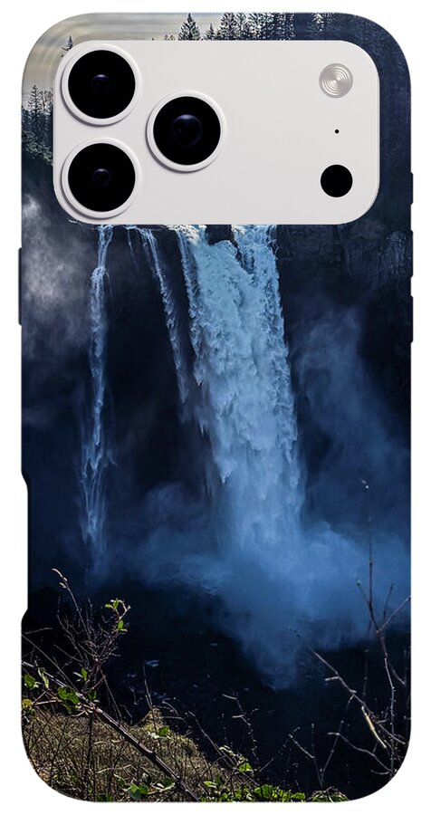 Majestic Waterfall at Dusk - Phone Case