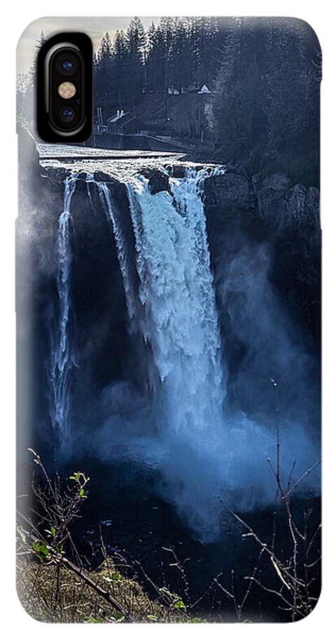 Majestic Waterfall at Dusk - Phone Case