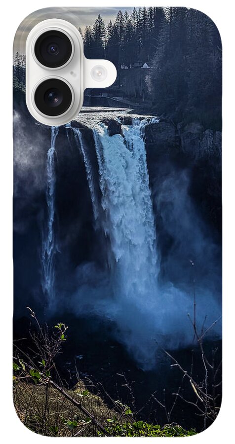 Majestic Waterfall at Dusk - Phone Case