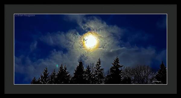 Moon - Framed Print