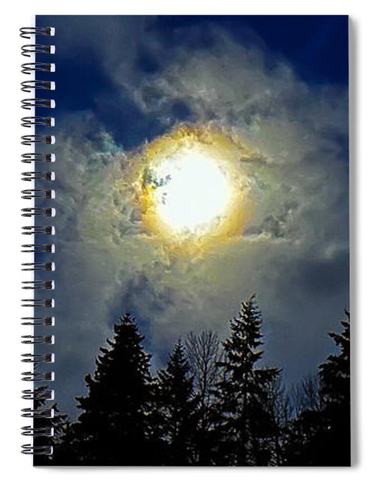 Moon - Spiral Notebook