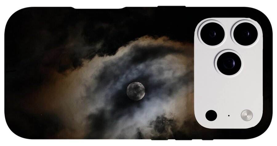 Moon in the clouds - Phone Case